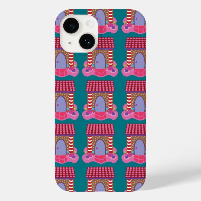 Funda De Case-Mate Para iPhone Estuche para iPhone Candy Gingerbread House (Reverso )