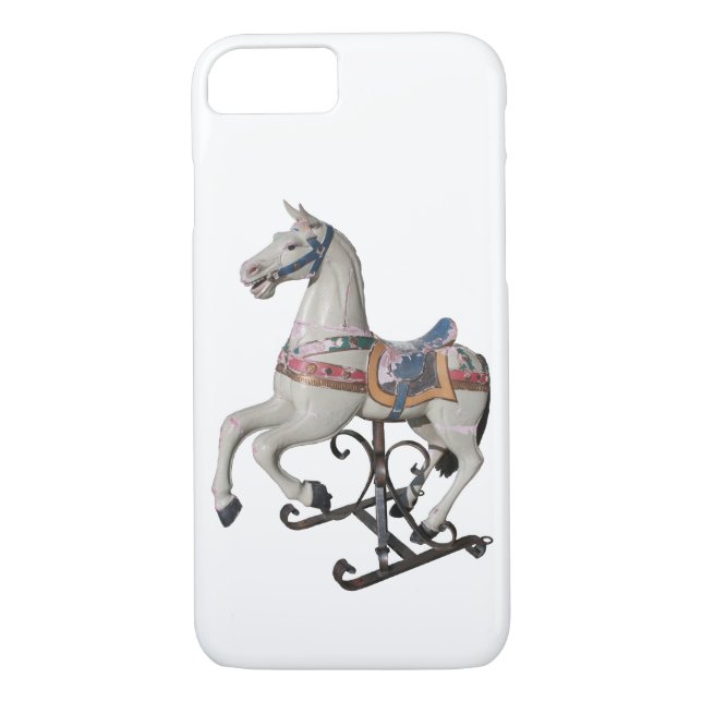 Funda De Case-Mate Para iPhone Estuche para iPhone Carrusel antiguo de caballos d (Reverso)
