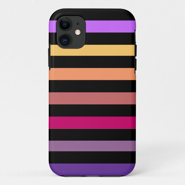 Funda De Case-Mate Para iPhone Estuche para iPhone Casemate Stripes de parqué (Reverso)
