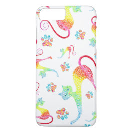 Funda Para iPhone 8 Plus/7 Plus Estuche para iPhone Cat colorido / iPad