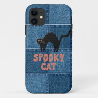 Estuche para iPhone Cat espeluznante