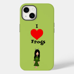 Funda Para iPhone 14 De Case-Mate Estuche para iPhone Chica de rana
