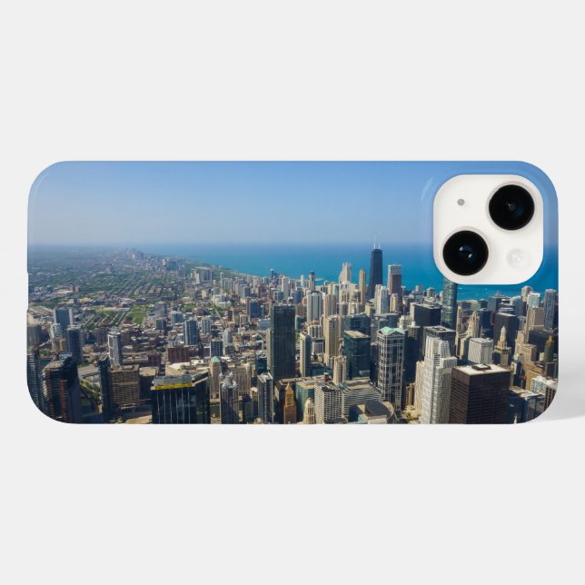 Funda De Case-Mate Para iPhone Estuche para iPhone Chicago From Above Funda-Mate (Reverso  (Horizontal))