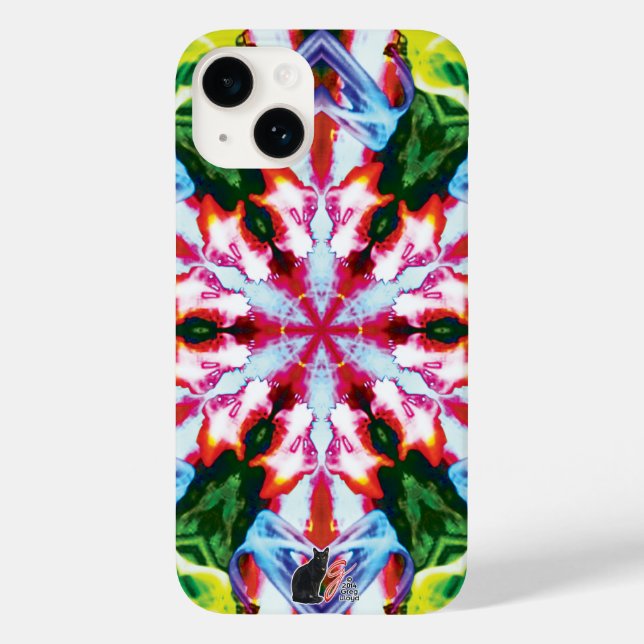 Funda De Case-Mate Para iPhone Estuche para iPhone Cilantro Kaleidoscope (Reverso )