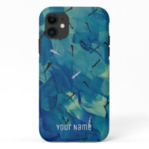 Estuche para iPhone colorido y moderno abstracto