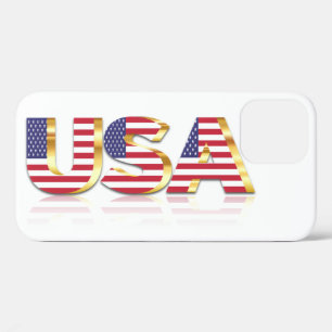 Funda Para iPhone 12 Pro Estuche para iPhone con bandera de EE. UU.