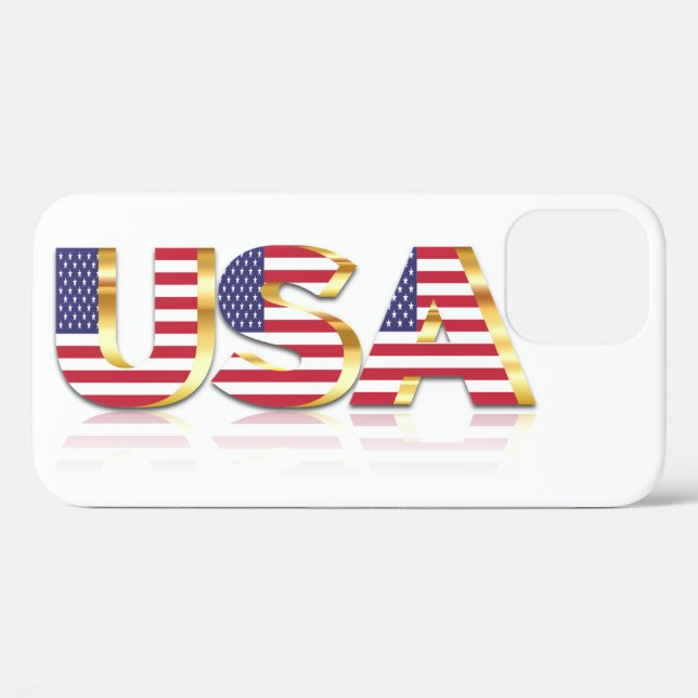 Funda De Case-Mate Para iPhone Estuche para iPhone con bandera de EE. UU. (Reverso (Horizontal))