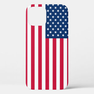 Funda Para iPhone 12 Pro Estuche para iPhone con bandera de Estados Unidos