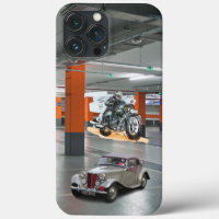 Estuche para Iphone con diseño de garaje delgado |