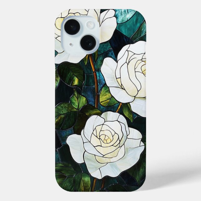 Funda De Case-Mate Para iPhone Estuche para iPhone con efecto de vidrio manchado, (Reverso )