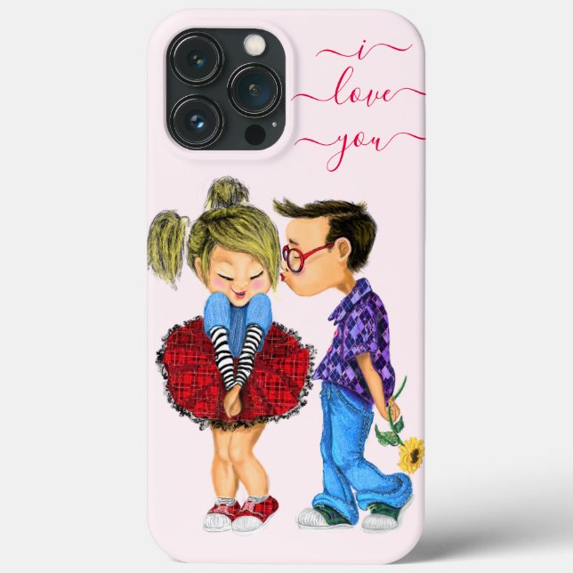 Funda De Case-Mate Para iPhone Estuche para iPhone con pareja romántica - Amor (Reverso )
