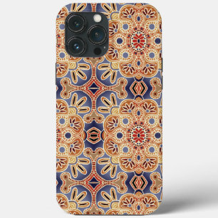 Funda Para iPhone 13 Pro Max estuche para iPhone con patrón tribal