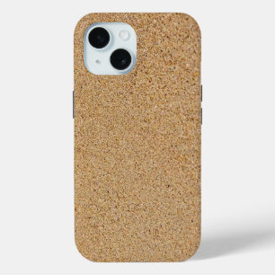 Funda Para iPhone 15 Estuche para iPhone con textura de arena de playa