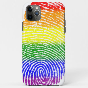 Funda Para iPhone 11 Pro Max Estuche para iPhone con tiras de arcoiris coloread
