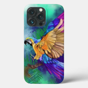 Funda Para iPhone 13 Pro Estuche para iPhone con un bonito color de loros