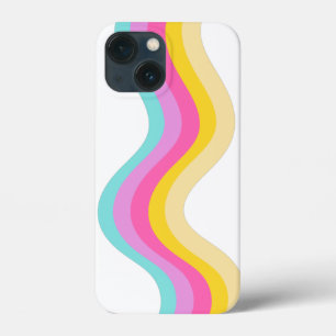 Funda Para iPhone 13 Mini Estuche para iphone con un color de Bubblegum Wavy