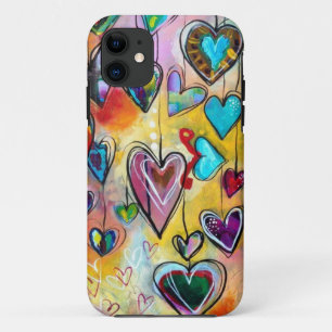 Funda Para iPhone 11 Estuche para iPhone - Corazones de varios colores