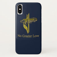 Estuche para iPhone cruzado cristiano