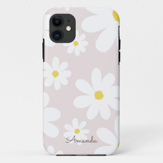 Funda De Case-Mate Para iPhone Estuche para iPhone Daisies Funda-Mate (Reverso)
