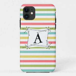 title_seo2 Estuche para iPhone Dazzle Stripe Classic 'Monogra