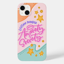 Funda Para iPhone 14 Plus De Case-Mate Estuche para iPhone de Anxiety Society Funda-Mate