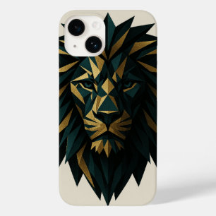 Funda Para iPhone 14 De Case-Mate Estuche para iPhone de arte de león geométrico - C