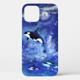 Funda Para iPhone 12 Estuche para iPhone de ballenas asesinas
