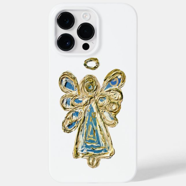Funda De Case-Mate Para iPhone Estuche para iPhone de Blue Guardian Angel Art Per (Reverso)