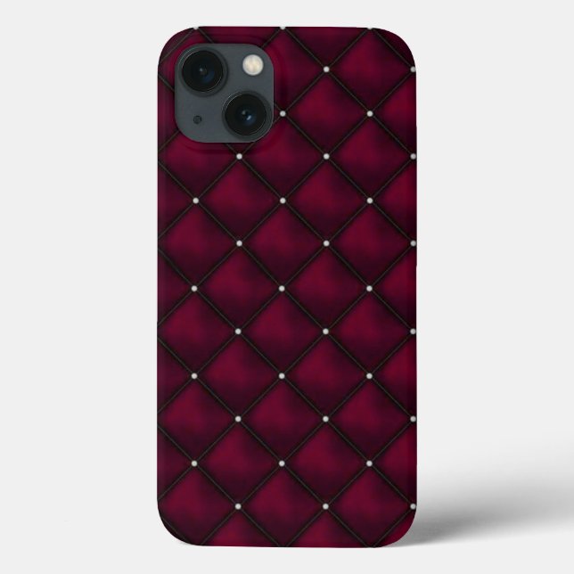 Funda De Case-Mate Para iPhone Estuche para iPhone de Burgundy Funda-Mate (Reverso)