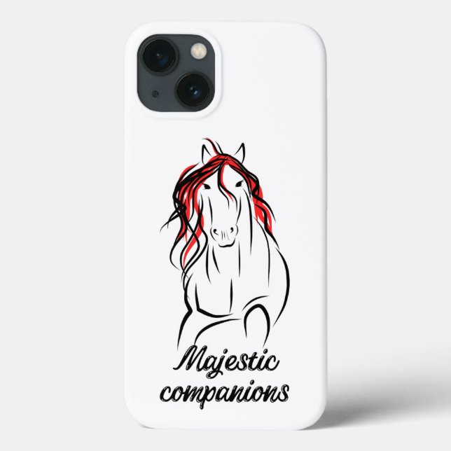 Funda De Case-Mate Para iPhone estuche para iPhone de caballo (Reverso)