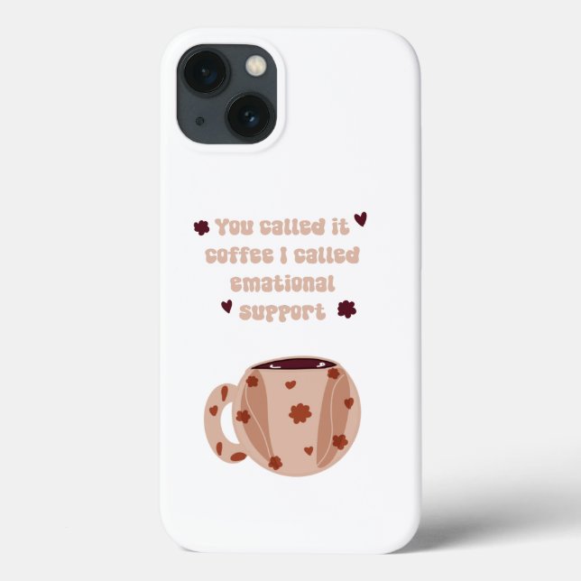 Funda De Case-Mate Para iPhone Estuche para iPhone de café estético - Boho Coffee (Reverso)