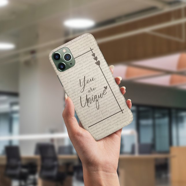 Funda De Case-Mate Para iPhone Estuche para iPhone de caligrafía de guión clásico (Subido por el creador)