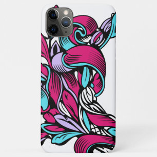 Funda Para iPhone 11 Pro Max Estuche para iPhone de cintas de época coloridas