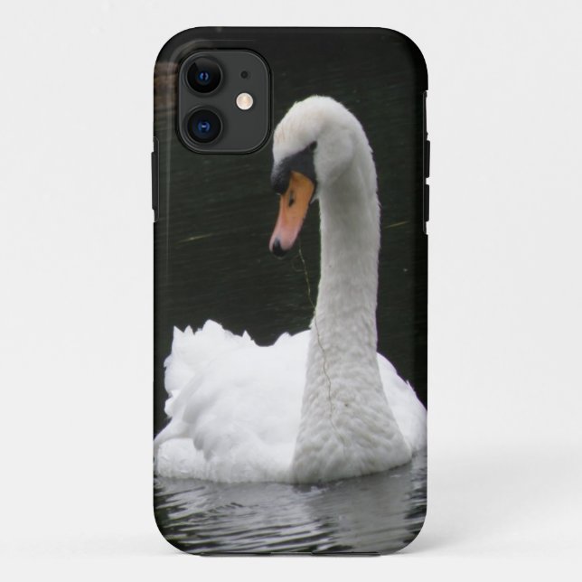 Funda De Case-Mate Para iPhone Estuche para iPhone de cisne blanco (Reverso)