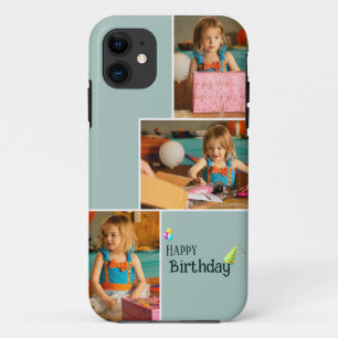 Funda Para iPhone 11 Estuche para iPhone de Collage de fotos de cumplea