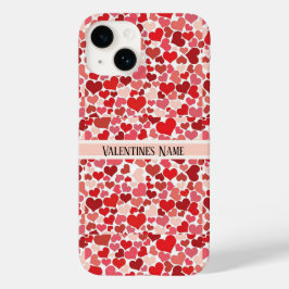 Funda Para iPhone 14 De Case-Mate Estuche para iPhone de corazones rosados y día de 