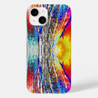 Estuche para iPhone de diseño gráfico Waves Beach