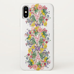 Funda Para iPhone X Estuche para iPhone de Flor Silvestre colorido
