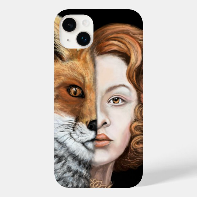 Funda De Case-Mate Para iPhone Estuche para iPhone de Foxy Woman (Reverso )