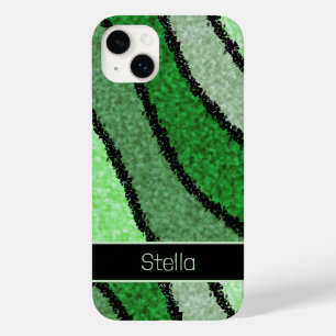 Funda Para iPhone 14 Plus De Case-Mate Estuche para iPhone de Funda abstracto verde-mate