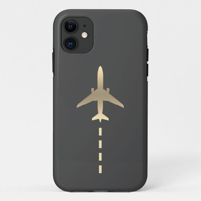 Funda De Case-Mate Para iPhone Estuche para iPhone de Funda de aviación Mate (Reverso)
