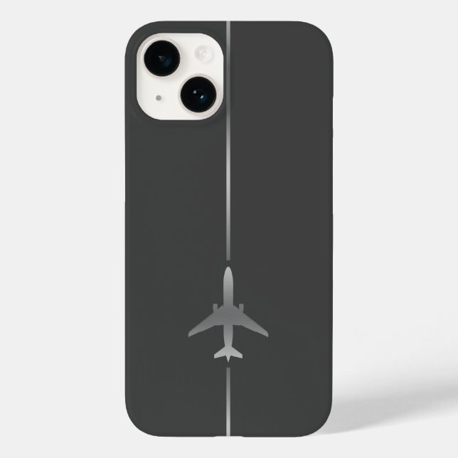 Funda De Case-Mate Para iPhone Estuche para iPhone de Funda de aviación minimalis (Reverso )
