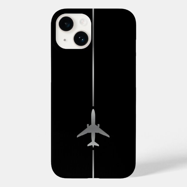 Funda De Case-Mate Para iPhone Estuche para iPhone de Funda de aviación minimalis (Reverso )