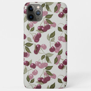 11 Pro Max Estuche para iPhone de Funda de cereza de madrigue