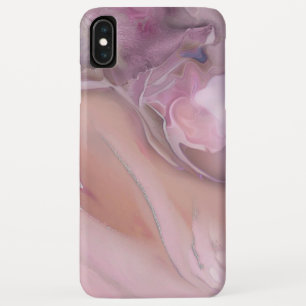 XS Max Estuche para iPhone de Funda de mármol rosa-mate