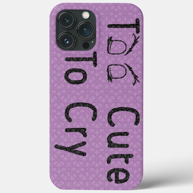 Funda De Case-Mate Para iPhone Estuche para iPhone de Funda-Mate demasiado lindo  (Reverso )