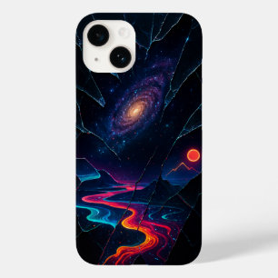 Funda Para iPhone 14 De Case-Mate Estuche para iPhone de Galaxia de vidrio destrozad