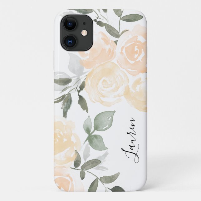 Funda De Case-Mate Para iPhone Estuche para iPhone de Garden Blooms Funda-Mate (Reverso)