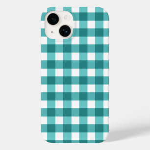 Funda Para iPhone 14 De Case-Mate Estuche para iPhone de gingham Funda-Mate verde az