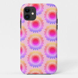Funda Para iPhone 11 Estuche para iPhone de girasol rosa / iPad
